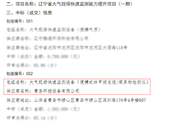 遼寧省大氣現(xiàn)場(chǎng)快速監(jiān)測(cè)能力提升項(xiàng)目(一期) 遼寧省大氣現(xiàn)場(chǎng)快速監(jiān)測(cè)能力提升項(xiàng)目(一期)